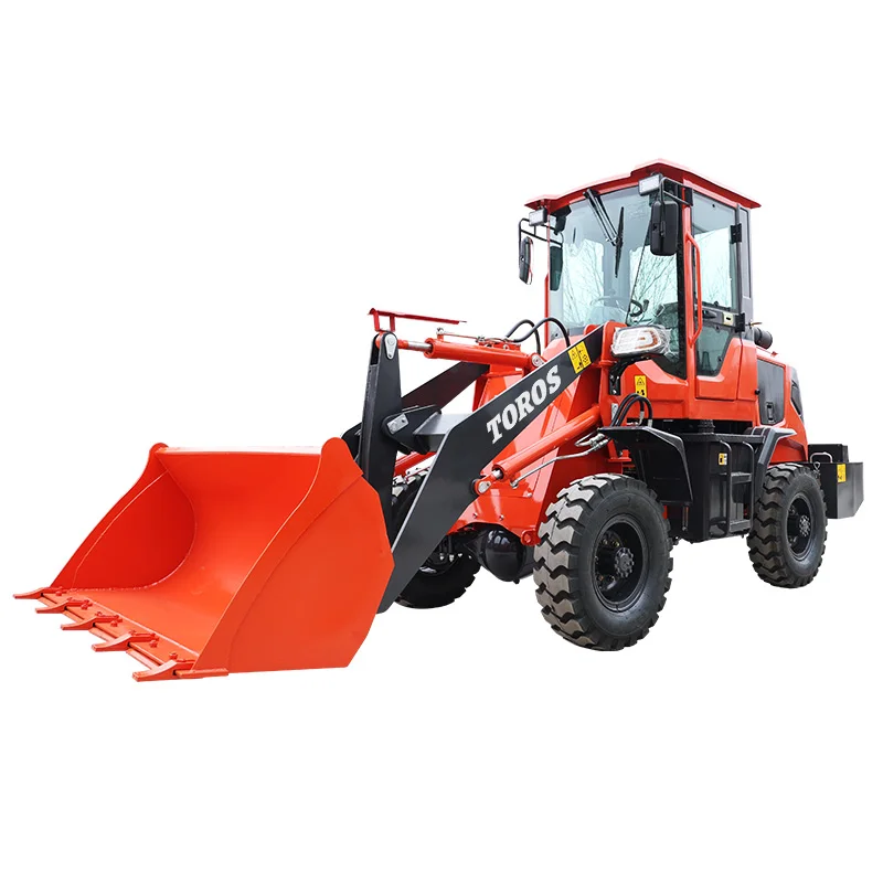 TOROS Small Wheel Mini 4x4 Tractor Excavator Digger  Loader For Sale Wheel Loaders For Sale In Canada