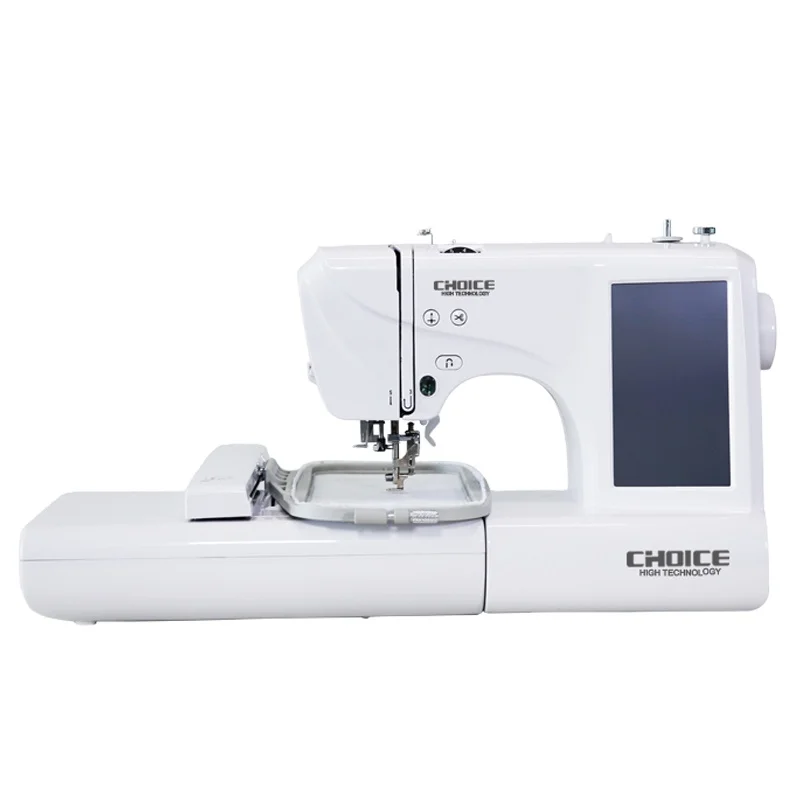 GC-ES5 компьютеризированная многофункциональная бытовая швейная машина для вышивки зигзагом с одной иглой и сенсорным экраном