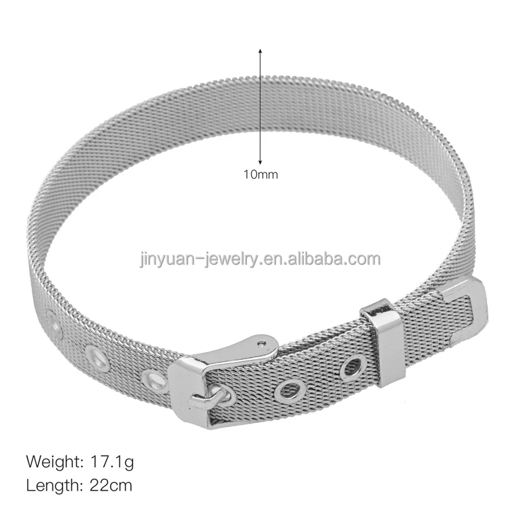 Jinyuan Brass Luxury Personalised Name Designer Diy Initial Letters Watch Band Bracelets
