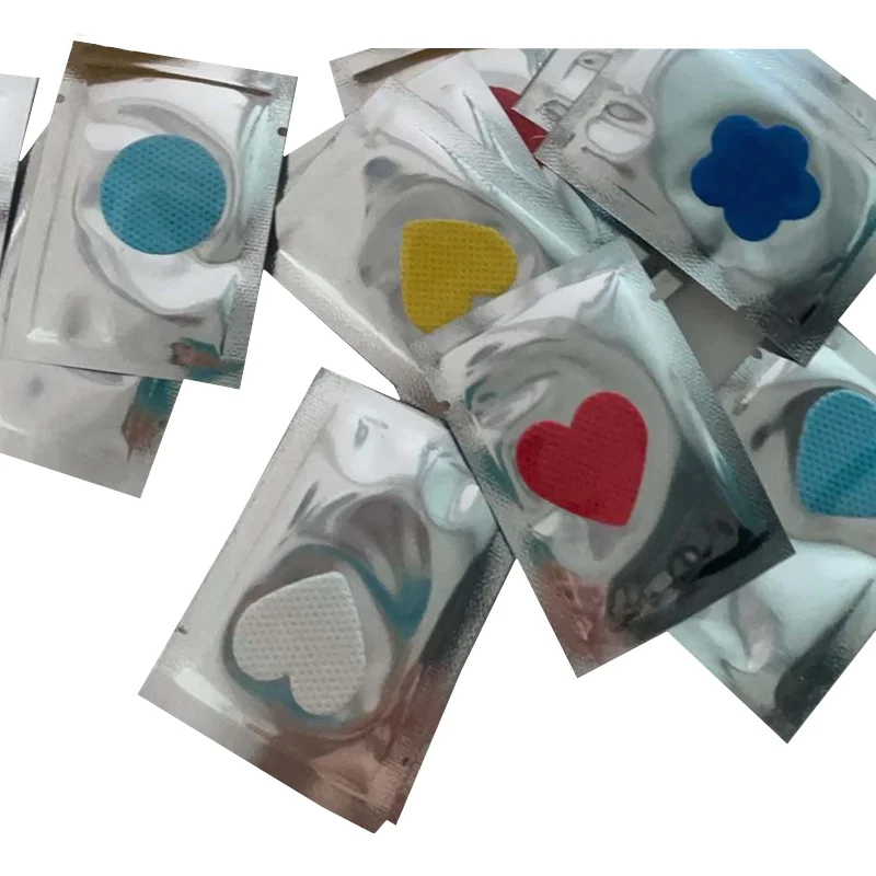 Heart Flower Circle Shape 1 Inch Individually Packed Aroma Patch Fragrance-enhancing Non-woven Fabrics Sticker