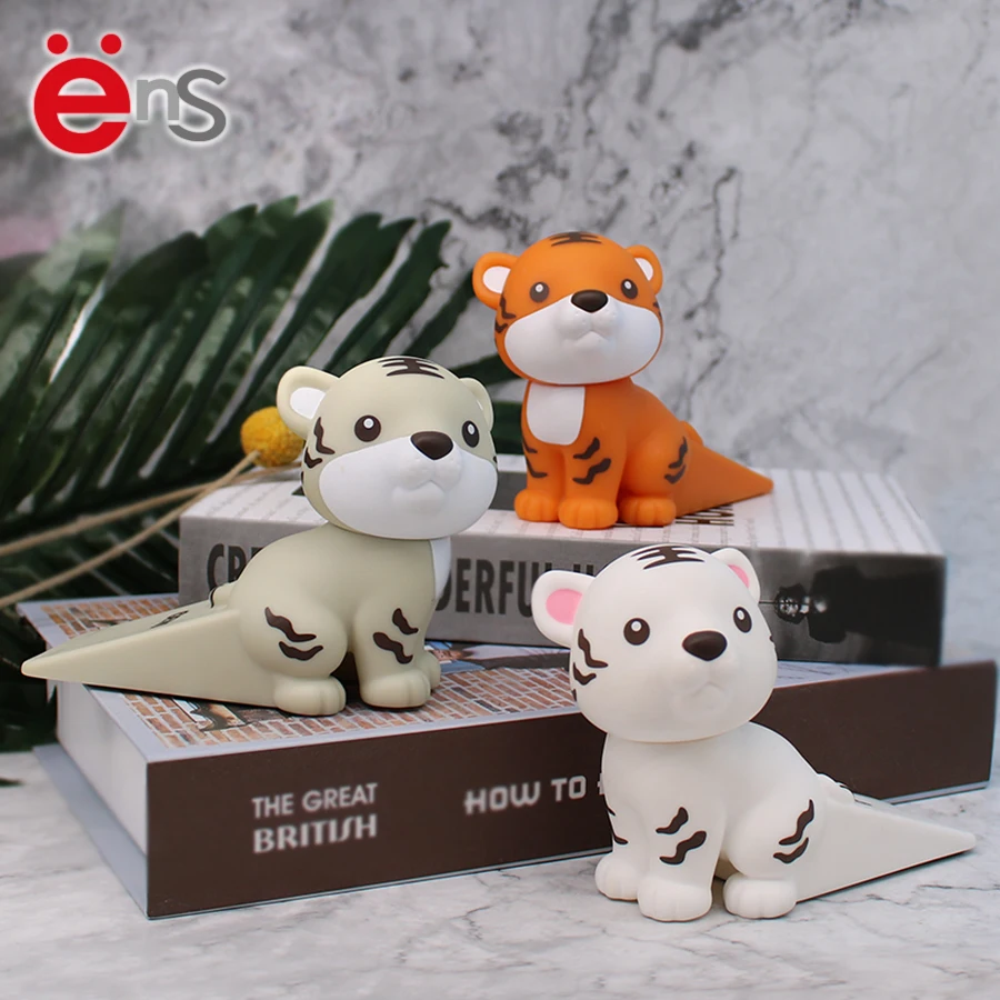 Cute Tiger Door Stop For Home Decoration Plastic Door Stopper