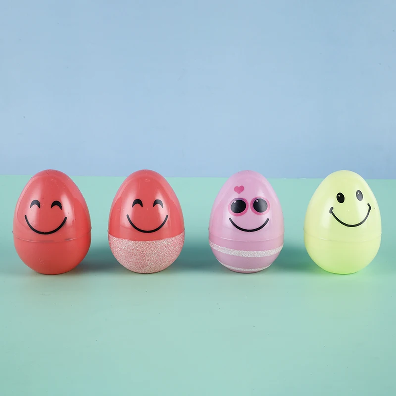 Wholesale custom Amazon can open big Easter eggs 10cm plastic Easter eggs can put candy children holiday surprise toy eggshells