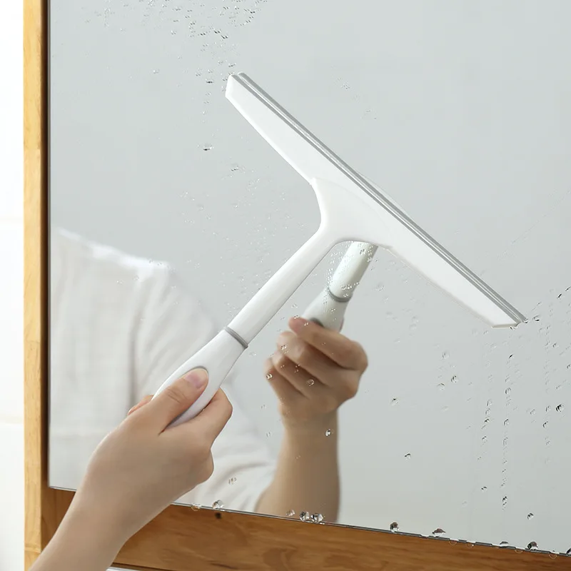 Window Squeegee Cleaning Tool Glass Squeegee Cleaner Window Cleaning Wiper With Black And Soft Rubber