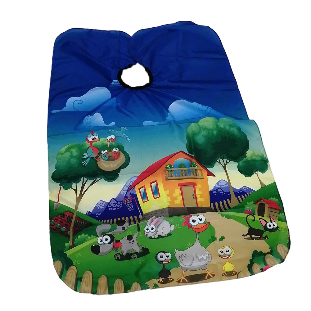 Kids Boy Hair Cutting Cape Gown Hairdresser Barber Apron Hairdressing Children Girls Boys Hair Cut Cloak Umbrella Protecter