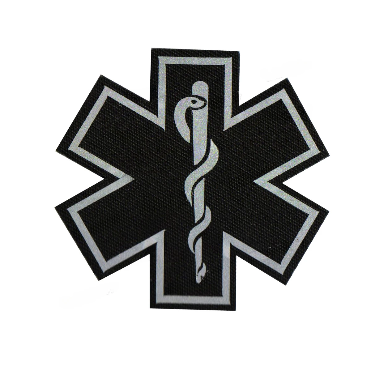 Supply Fabric Tactical Morale Patches Star of Life Rescue MEDIC Snake IR Reflection Identification Badges with Hook Loop Backing