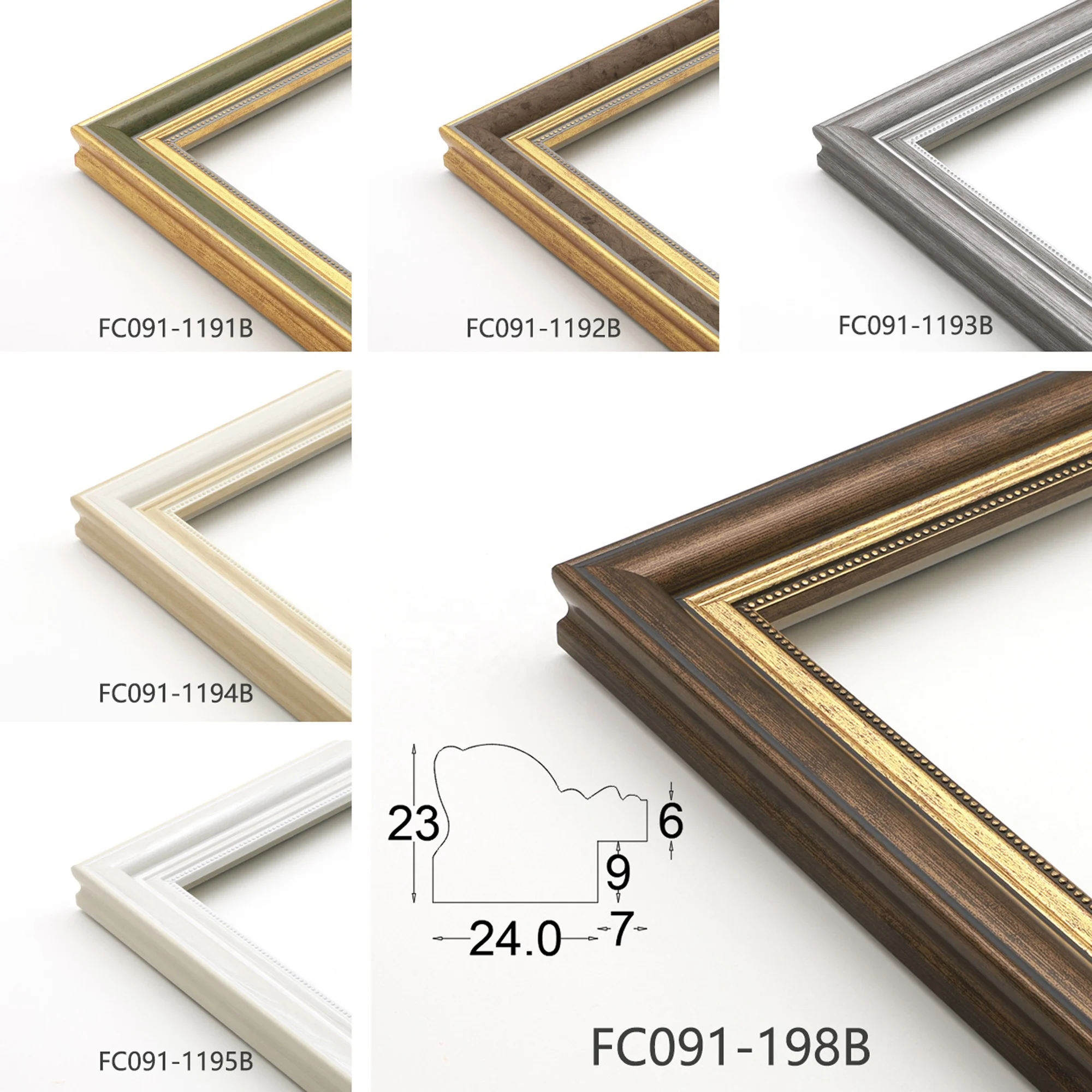 ornate frame for wall framework