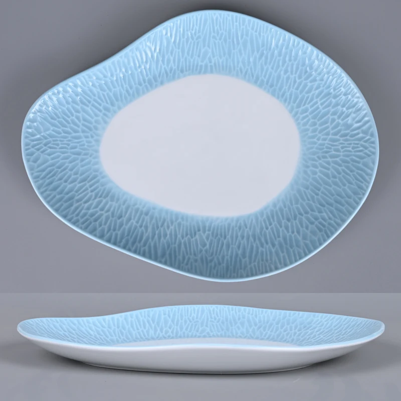 PITO New Arrival Ceramic Porcelain Stoneware Dinnerware Set Blue Japanese Style Serving Tableware Set for HoReCa  Restaurant