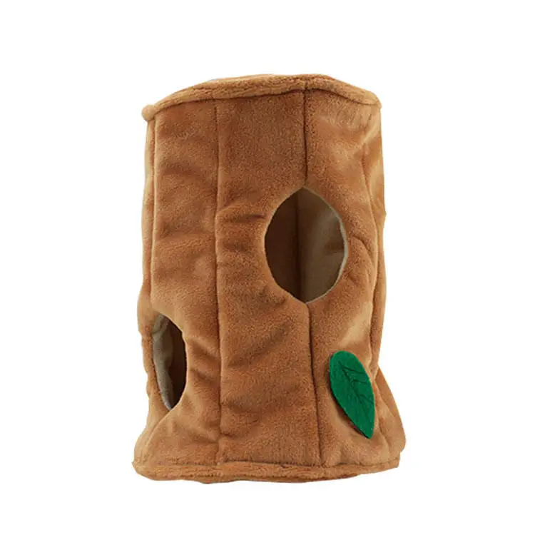 High Quality Bite Resistant Treat Interactive Squirrel Hide And Seek Plush Puzzle Dog Toys