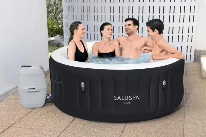 TOP SALE BESTWAY LAY Z SPA MIAMI AIRJET INFLATABLE HOT TUB MODEL 2-4 PERSON