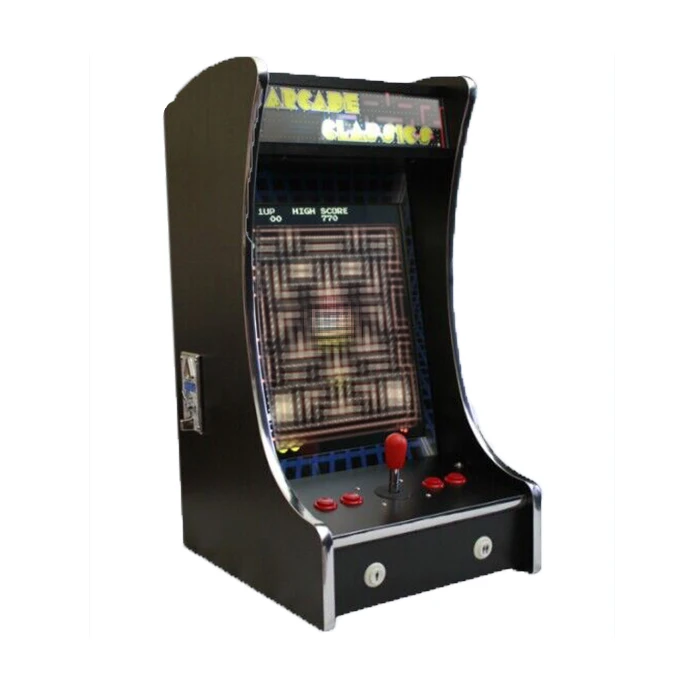 19 inch LCD Verical mini arcade Cocktail Machine  bartop 60 in 1 games mini cocktail table arcade machine
