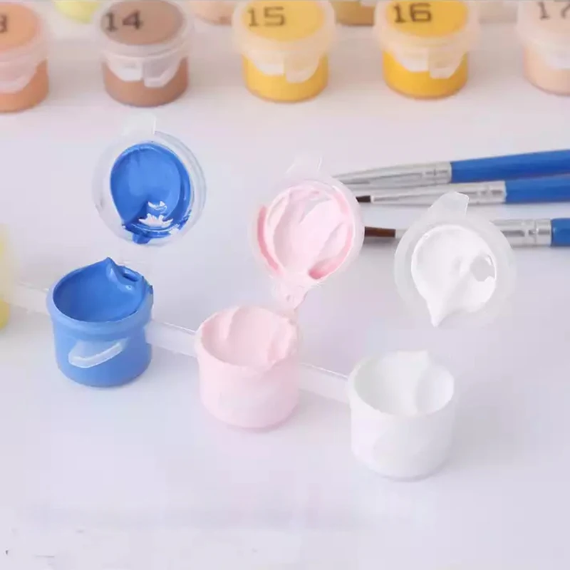 Customized Romantic DIY Easy Kids Painting by Numbers Set