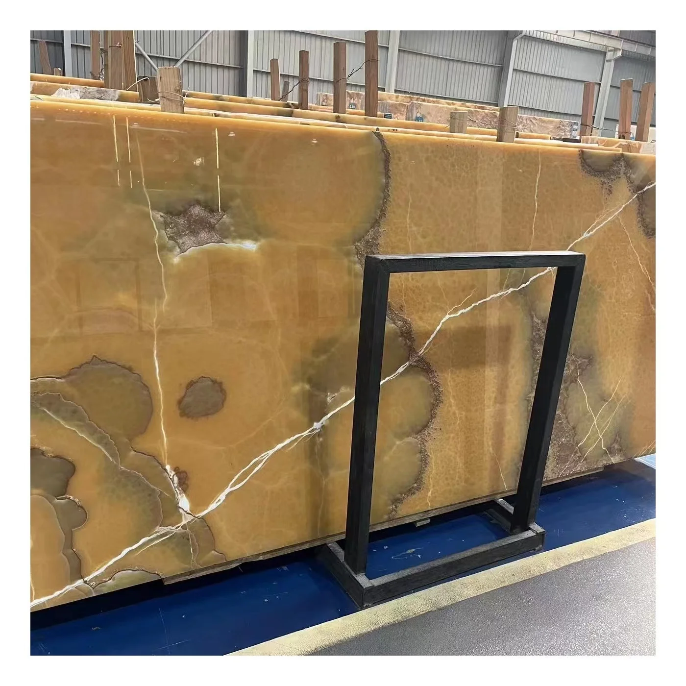 Natural  orange onyx stone yellow honey onyx tile