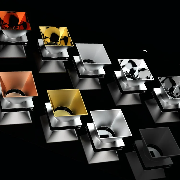 110V Led Spotlight Mr16 GU10 Frame Cob 9W Hotel Office Ceiling Embedded Aluminum Downlight