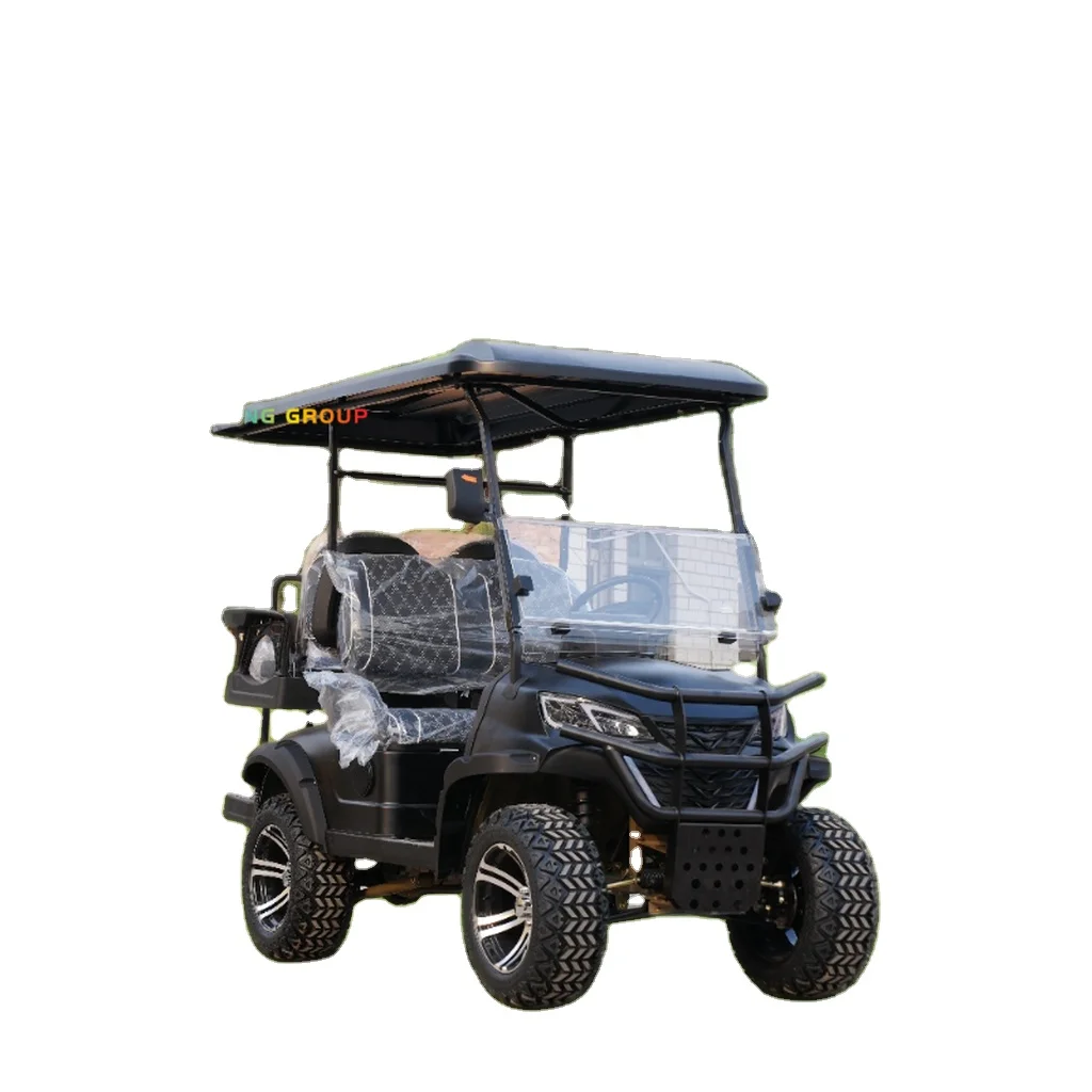 JERRY 48V Electric Sightseeing Golf Buggy Steel 4-Seater Battery Operated Golf Cart CE Certificate Sale Electric Sightseeing Bus