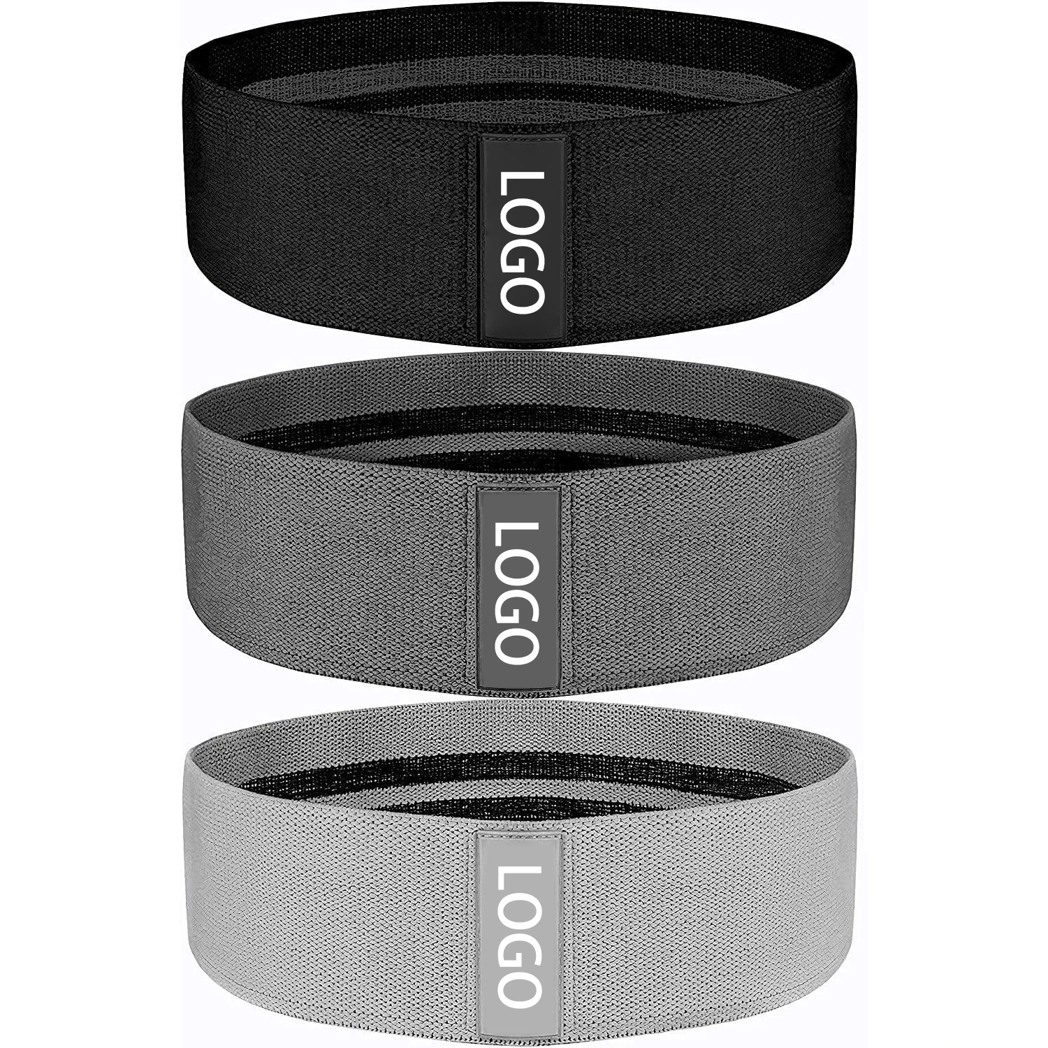 Resistance Bands Custom Logo Yoga Gym Exercise Booty Hip Fabric Bag Customized Packing Nylon Color Force Feature Material Origin