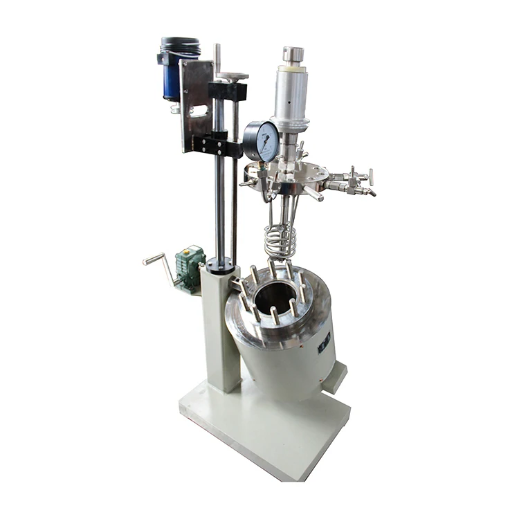1l Lift And Tilt Electric Heating High Pressure Lab Reactor Stainless Steel