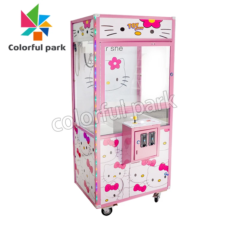 Красочные парк кукла для коготь машина аркадная игра мини 2019 hello kitty