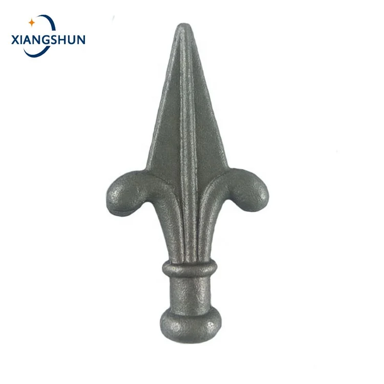Hot Forged Iron Spears for Fence rail Ornamental post tops
