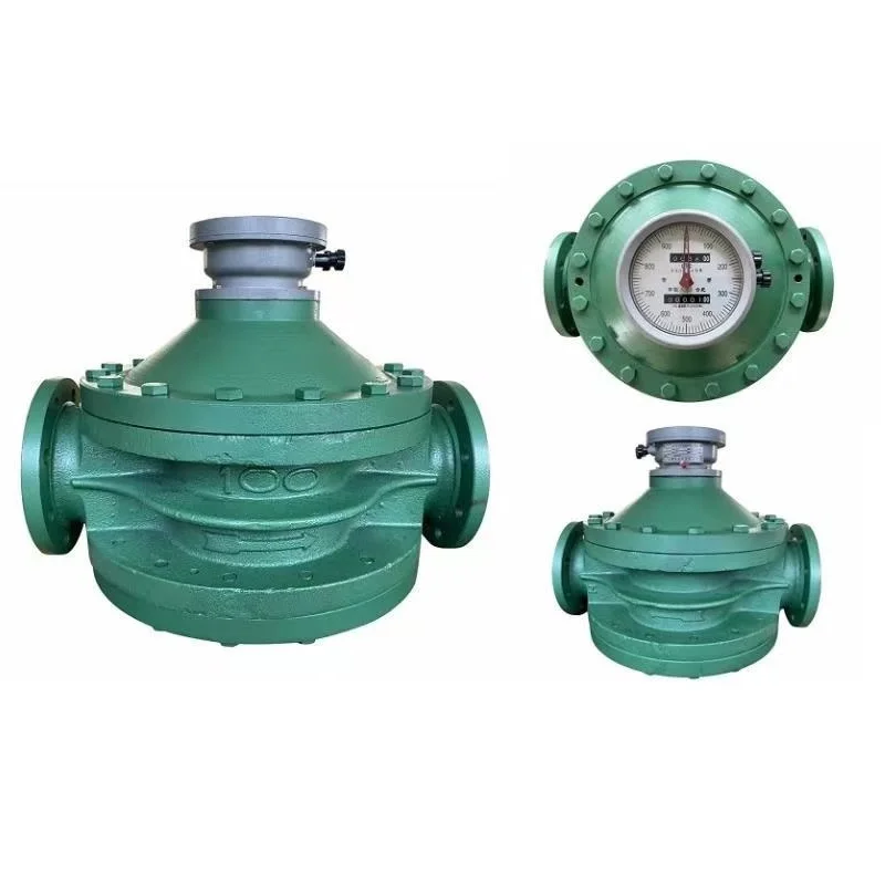 Petrol Station Petrolchemical Application Oval Gear Flow Meters