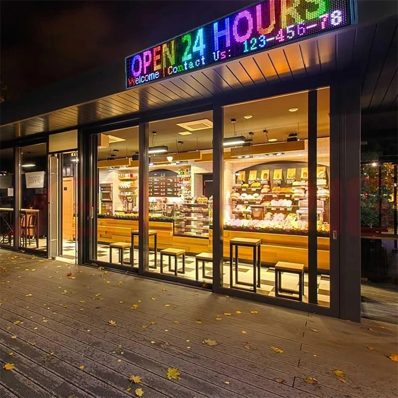 Customised 4k RGB Green Programmable Large Commercial Digital Advertising Module Outdoor Indoor Road Led Display Signage Rolling