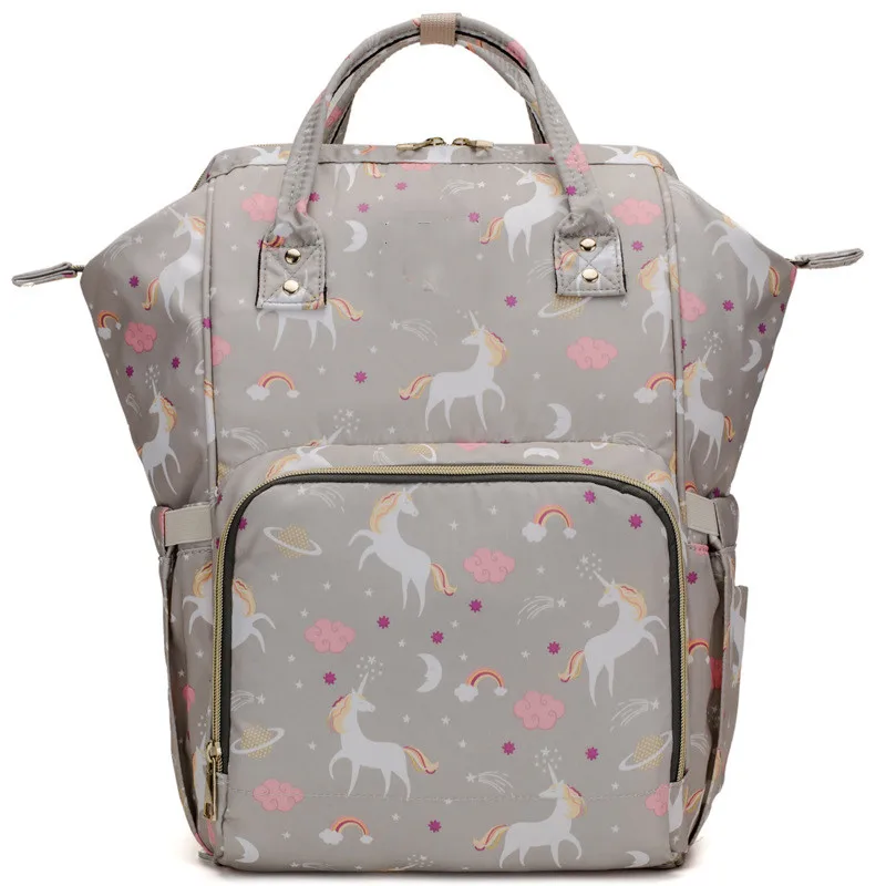 Multi-function water-resistant oxford baby diaper bags backpack for mothers