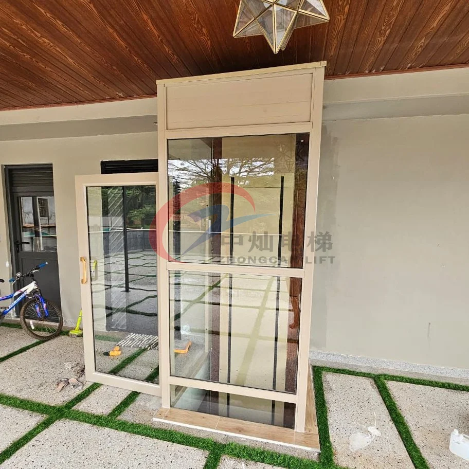 Factory price 2 3 4 floors 400kg home lift small home elevator residential lift outside elevator with automatic opening doors