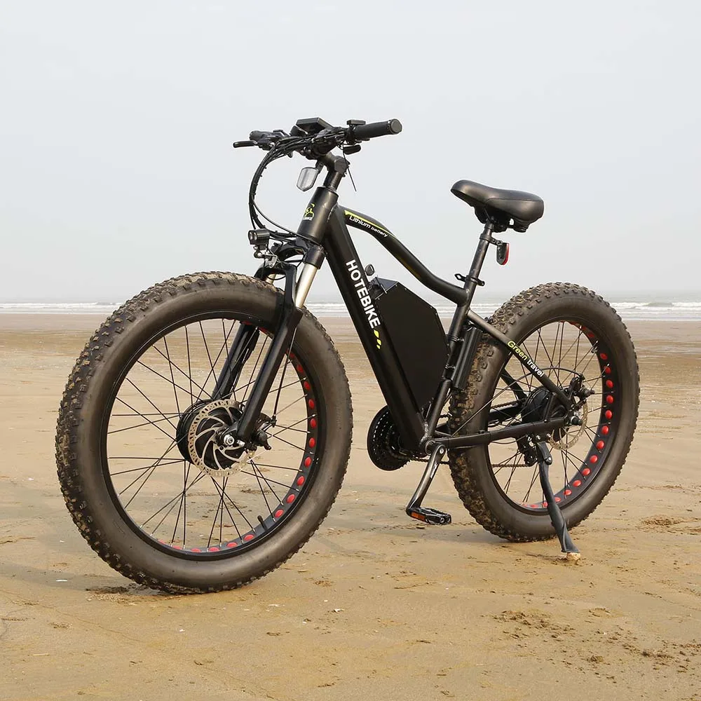 60 mph electric bike A7AT26 48v dual motor fat tire electric bicycle 26inch 500W 750W 1000W 2000W ebike scooter