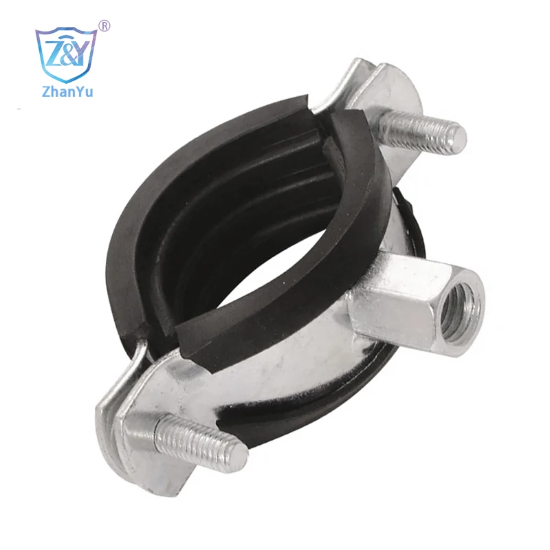 Factory price pipe clamp M8+M10 heavy duty hose clamps pipe fittings
