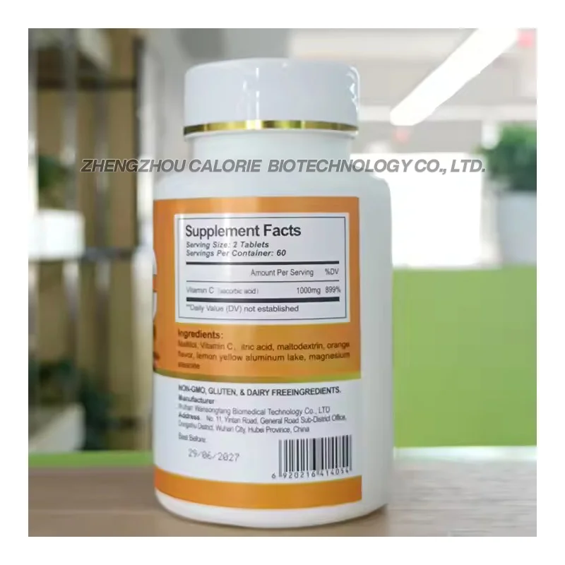 OEM Vitamin Supplements 1000mg Vitamin Complex Tablet Vitamin C Chewable Tablets