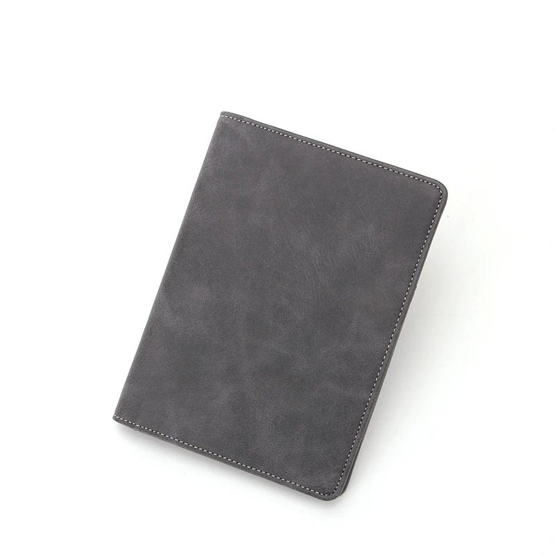 Custom RFID PU Leather Passport Holder Cover Travel Passport Case