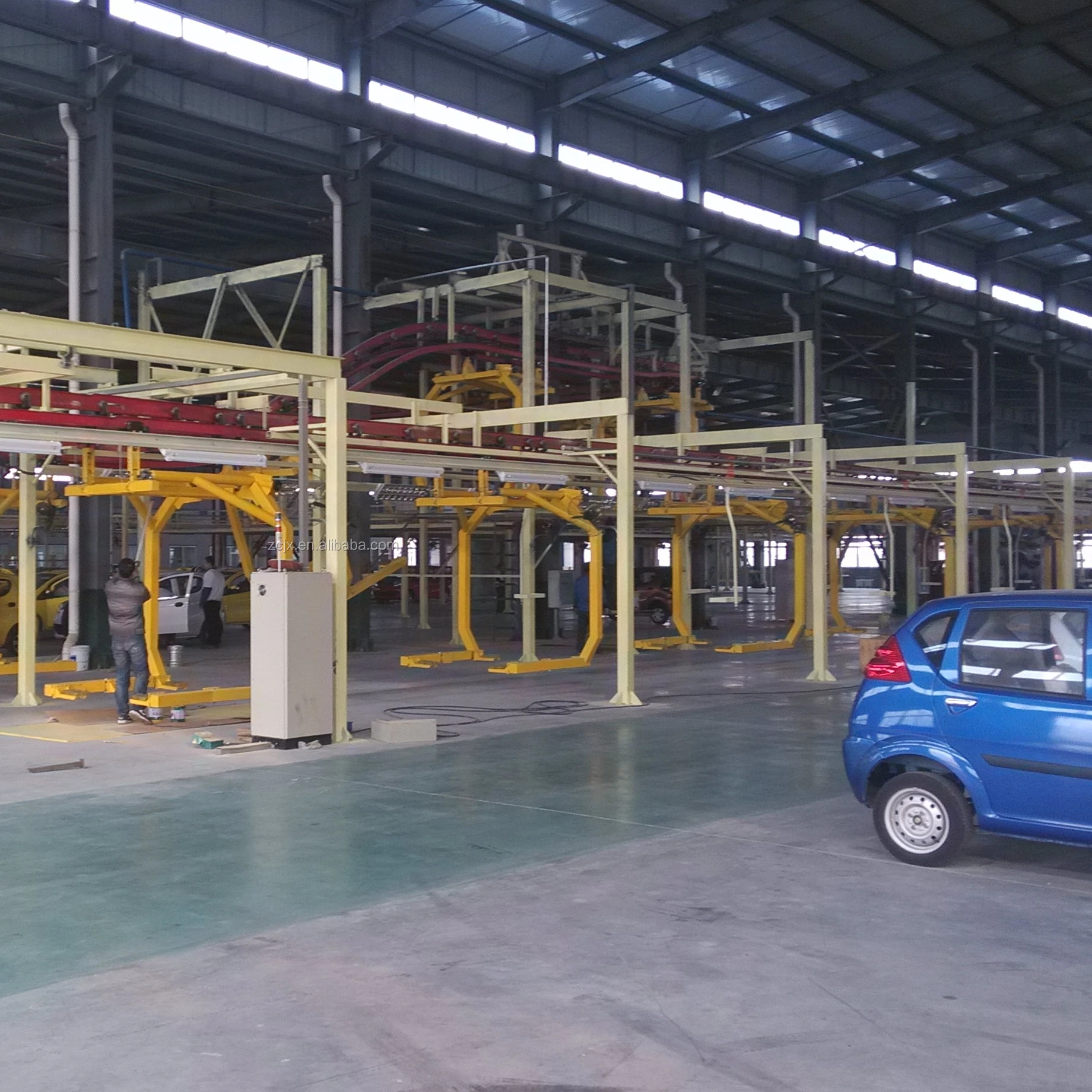 Electric car assemble conveyor line customer made