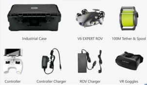 New Arrival Fifish V6E M200A Expert Underwater Drone Six Thruster Diving Drone ROV 4K UHD VR Flight