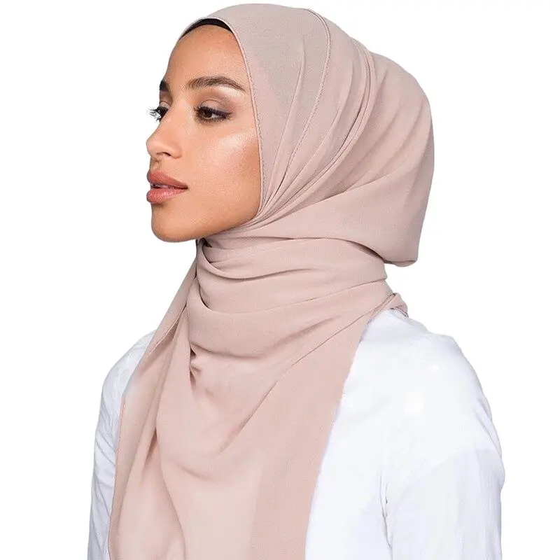 2019 New Design Shemale Gift Chiffon Silk The Girls Scarf With Soft Touching