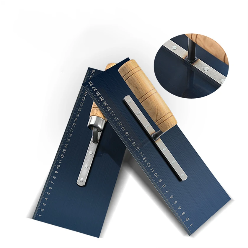 Hot-selling Industrial-Grade Bricklayer Trowel with Wooden Handle Scraping Putty Knife Wall Tool Mud Knife Plastering Scraper