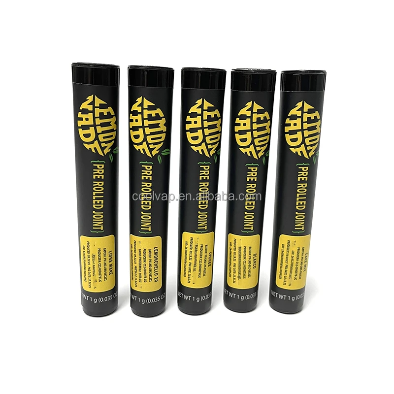 Lemonnade Connected Runtz Jokes up Glass Plastic Pre roll Packaging Pre-rolled joint Prerolls Tubes Cones Box Pack Alien