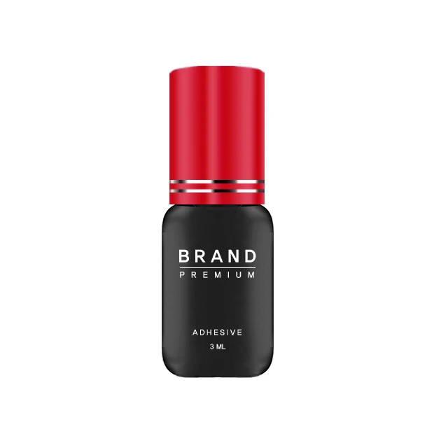 Eyelash red Glue-Vegan, Private Label 6-8 Weeks Lasting, 0.5 sec fast drying, lash glue korea color glue lash extension