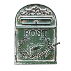 Праздничный настенный подвесной почтовый ящик, украшения для входной двери, металлический почтовый ящик, внутреннее и наружное украшение