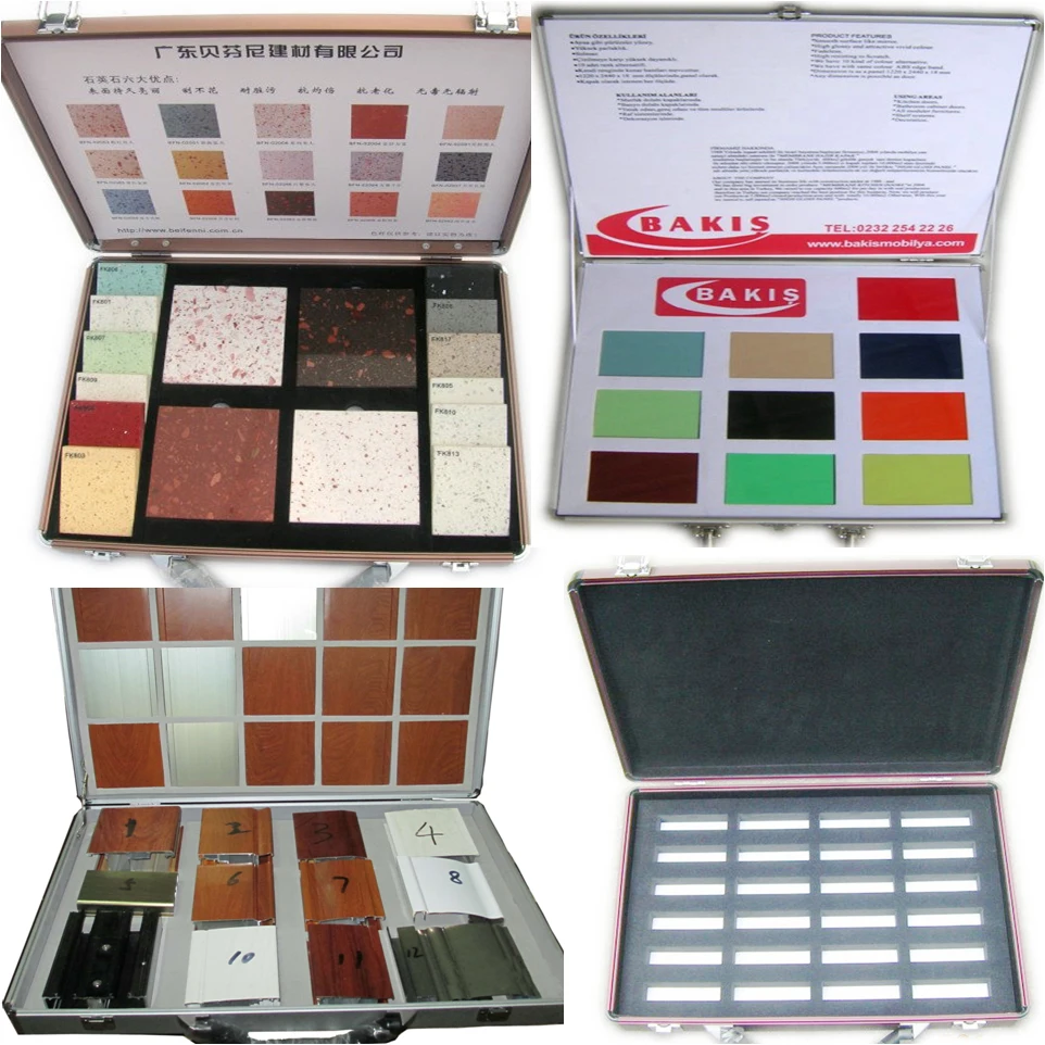 Marble Display Case Quartz Stone Samples Showcase Marble Stone Exhibition Box Tile Samples Show Case