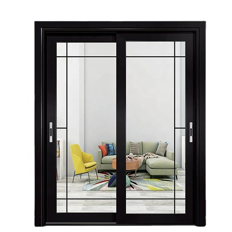 
Cheap Internal External Aluminium balcony glass sliding Doors 