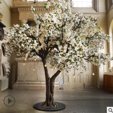 YRYHS3 5 Star Hotel Restaurant Decor Custom Design Fake Sakura Tree Large Realistic Indoor Artificial Cherry Blossom Tree