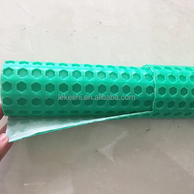 LUX High Quality Assure Waterproof Durable PE PP Membrane Under Floor  Uncoupling Membrane/Decoupling Mat