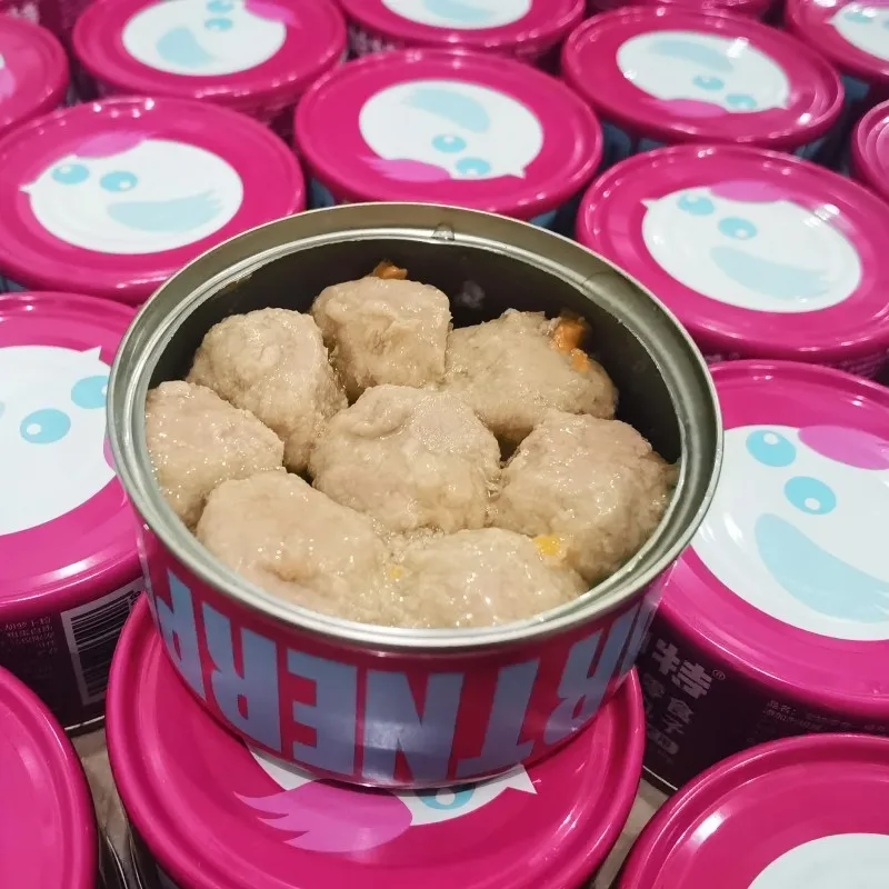 170g OEM, ODM All-Breed Dog Snacks Canned Wet Food Beef, Chicken, Fish Meat Pet Food
