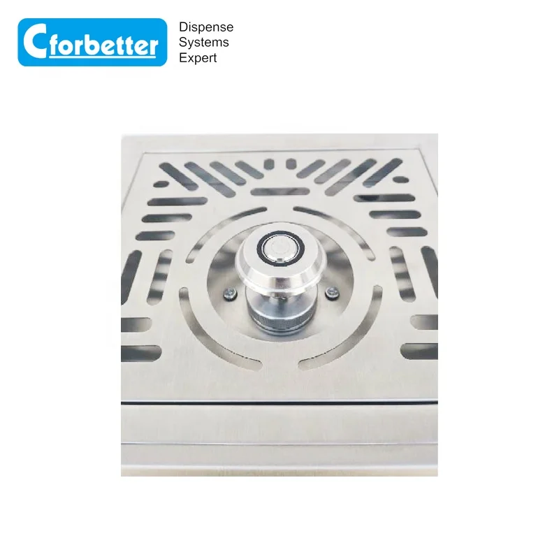 
automatic portable bottoms up beer drink dispenser two- nozzle beer cooler 