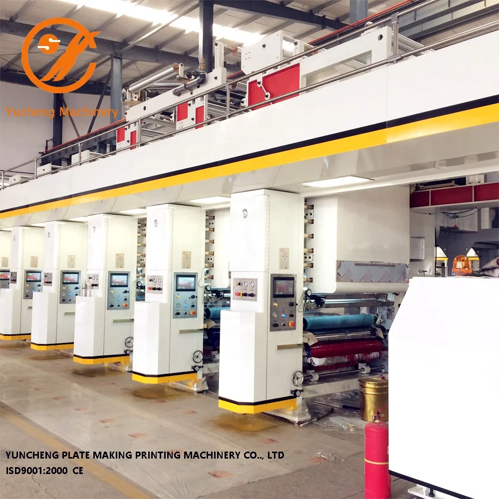 New Design PVC Film Shrink Sleeve Label Rotogravure Printing Machine For Printing