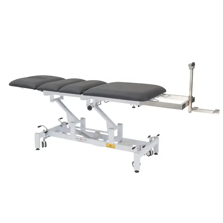 China Supply physical therapy Electric lumbar chiropractic massage traction table for sale