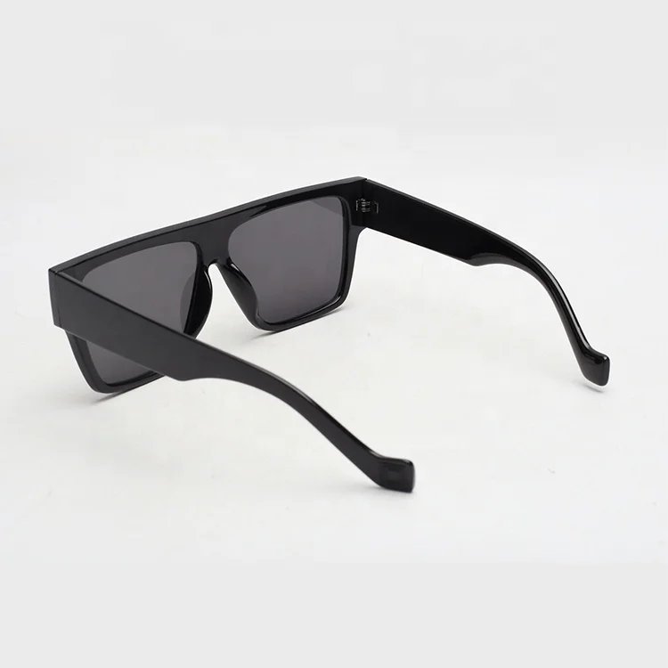 ready stock sunglasses 2022 Fashion Magazine Design Party Man Eyewear Vacation Square Black Big Frame PC Unisex Sunglasses