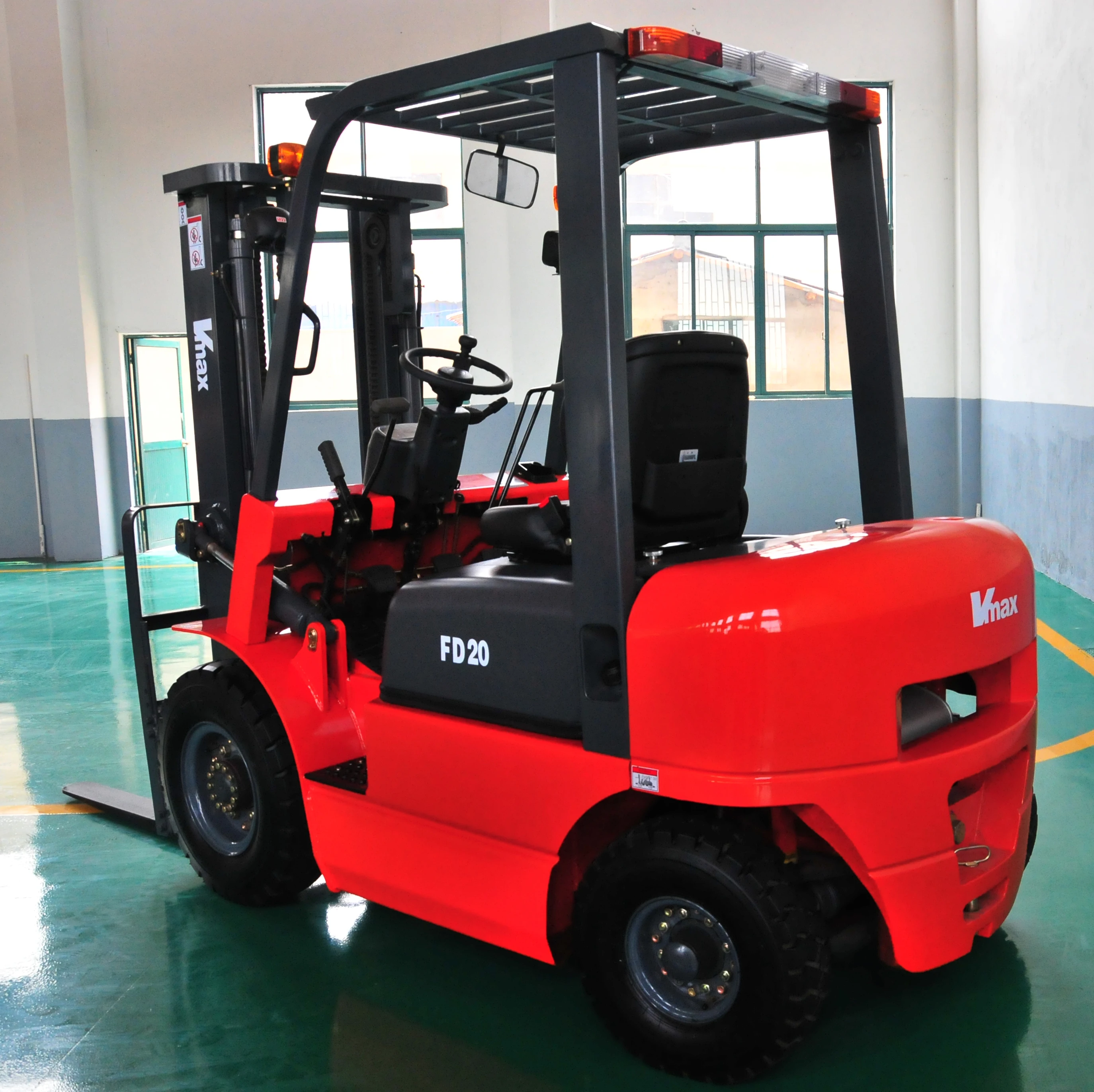 New Mini 1-3t Small Four Wheel Environmentally Friendly  Diesel Powered Counterbalanced Distribution Station Forklift