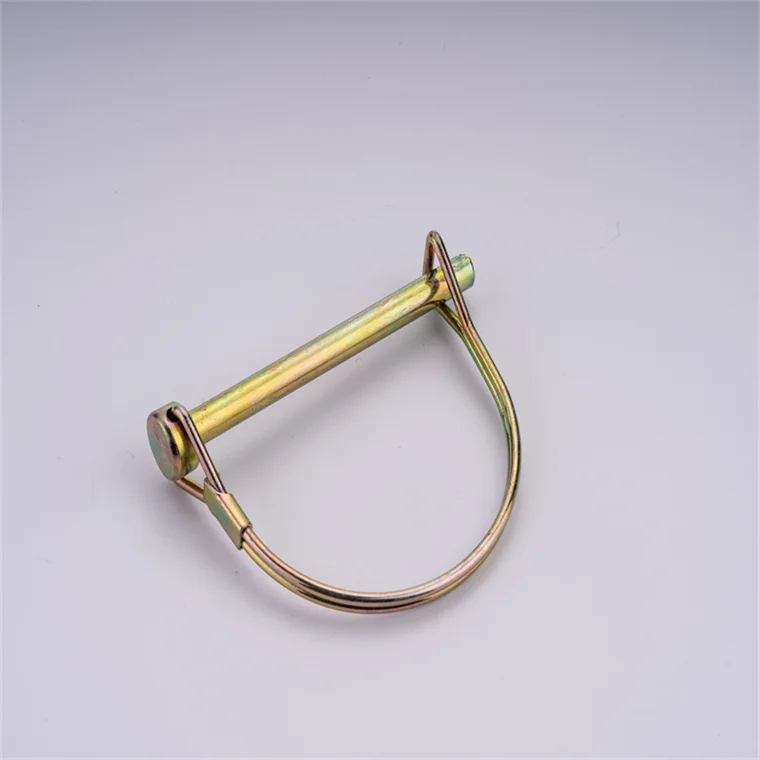Hot sale quick release clevis pin round wire lock pin pull ring lock catch and spring D-type lock pin