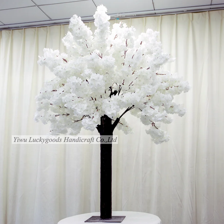 Элегантный Светло-розовый стол PJ516, центральный элемент, цветок вишни, дерево, Цветочное дерево для свадебного украшения