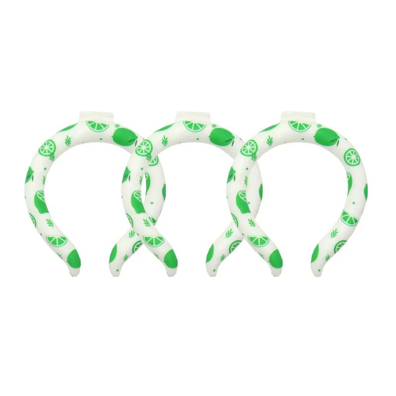 2024 Summer Hot Cold Compress Neck Pack Wrap Ring Cold Neck Cooler With Cooling Plates